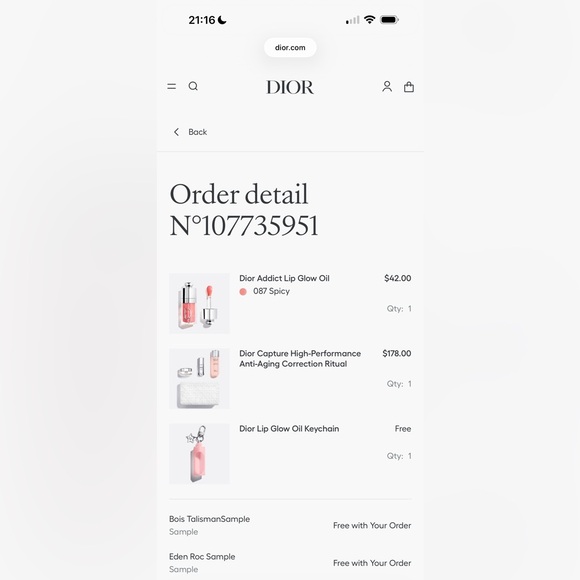 Dior Addict Lip Glow Oil Keychain. New in box. GWP - Picture 13 of 13